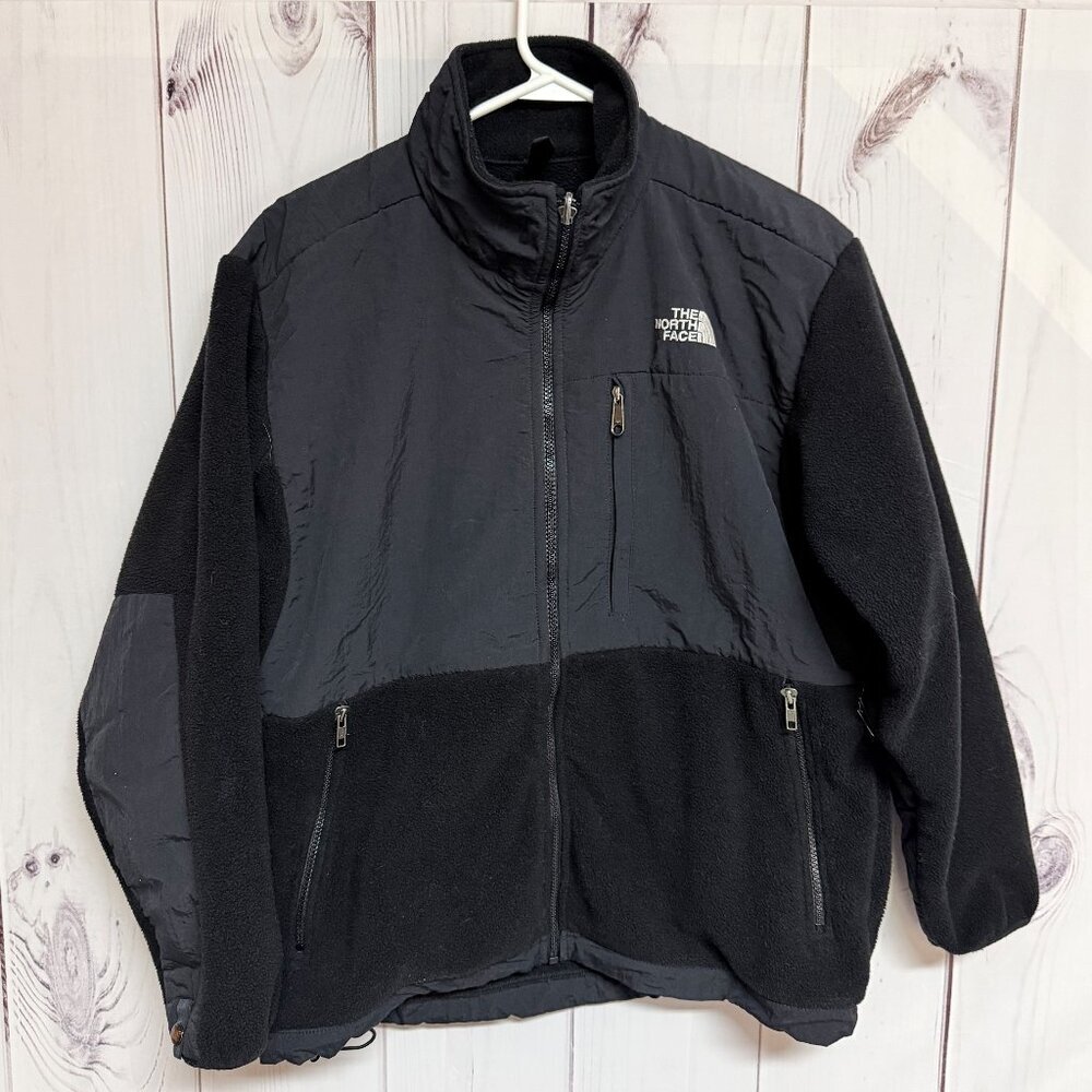 The North Face Women’s Denali Jacket Large Black Full‎ Zip EUC